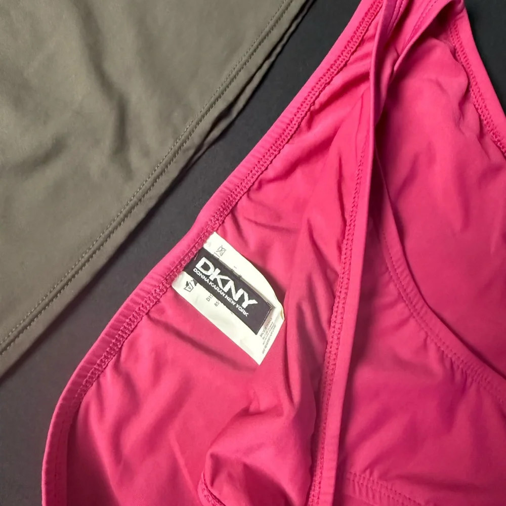 DKNY Gray and Pink Two-Piece Swimsuit - Picture 5 of 7